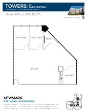 12750 Merit Dr, Dallas, TX à louer Plan d’étage type– Image 2 sur 2