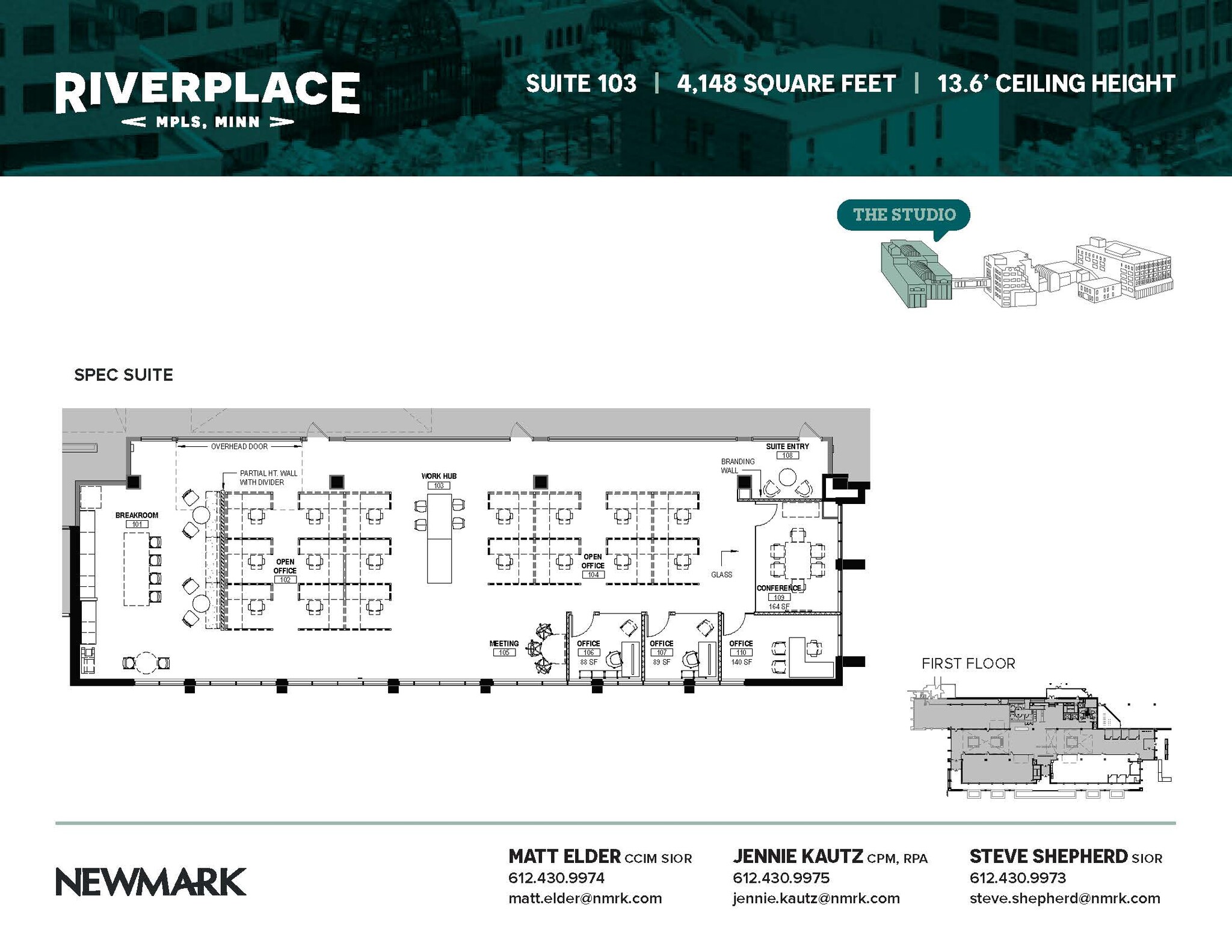 15 Main St SE, Minneapolis, MN à louer Plan d’étage– Image 1 sur 1