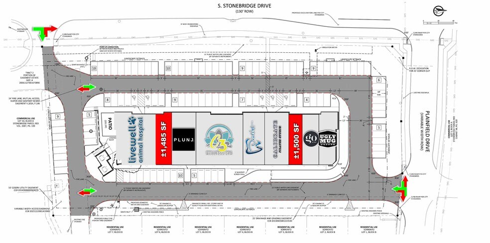 2801 S Stonebridge Dr, McKinney, TX à louer - Plan de site – Image 3 sur 3