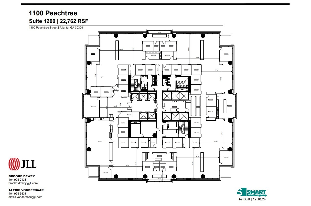 1100 Peachtree St Ne, Atlanta, GA à louer Plan d’étage– Image 1 sur 1