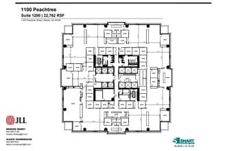 1100 Peachtree St Ne, Atlanta, GA à louer Plan d’étage– Image 1 sur 1