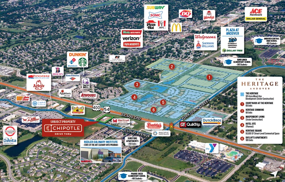 520 E Cloud Ave, Andover, KS à vendre - Photo de l’immeuble – Image 3 sur 5