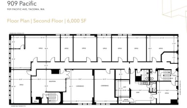 909-911 Pacific Ave, Tacoma, WA à louer Plan d’étage– Image 1 sur 1