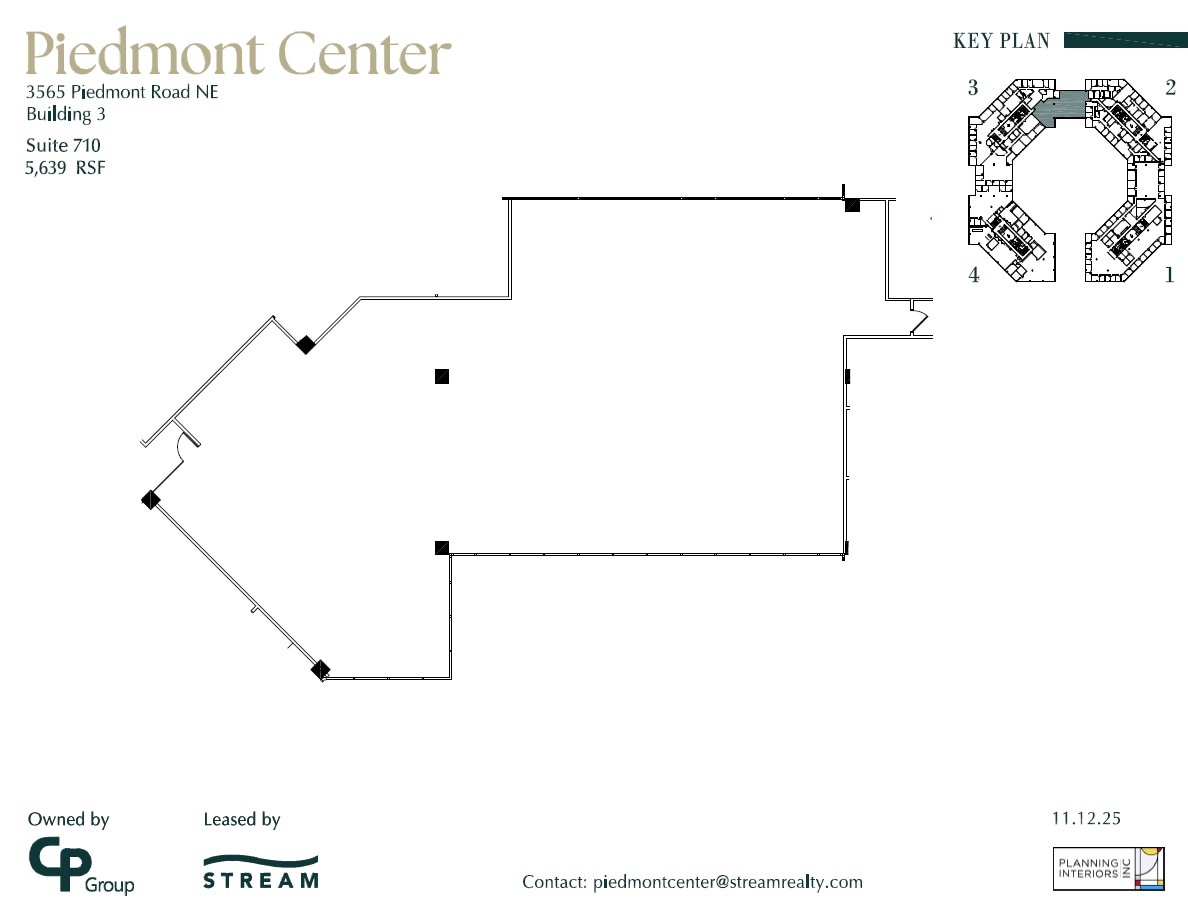 3495 Piedmont Rd NE, Atlanta, GA à louer Plan d’étage– Image 1 sur 1