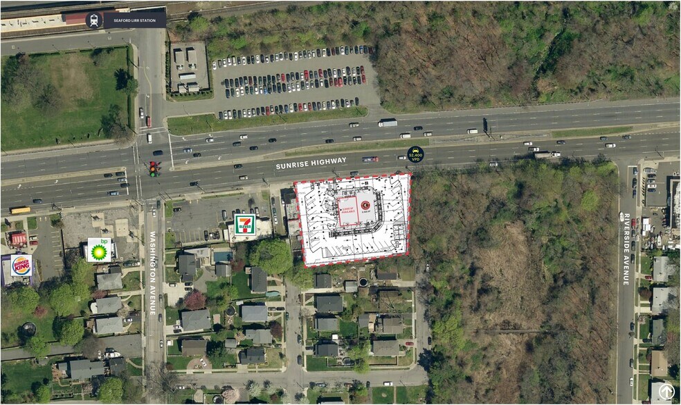 4034 Sunrise Hwy, Seaford, NY à louer - Plan de site – Image 3 sur 3