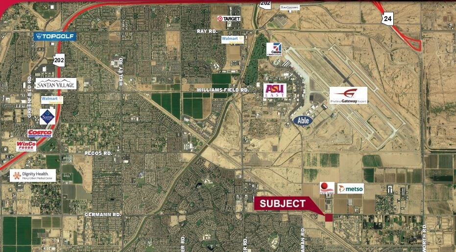 SWC Germann Rd. & 196th St, Mesa, AZ à vendre - Aérien – Image 2 sur 2