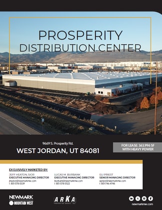 Plus de détails pour 6077 W Wells Park Rd, West Jordan, UT - Industriel/Logistique à louer