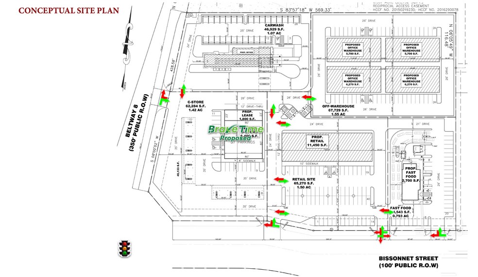 9555 W Sam Houston Pky S, Houston, TX à vendre - Plan de site – Image 2 sur 3