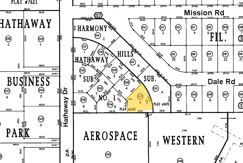 915 Hathaway Dr, Colorado Springs, CO à vendre - Plan cadastral – Image 2 sur 4