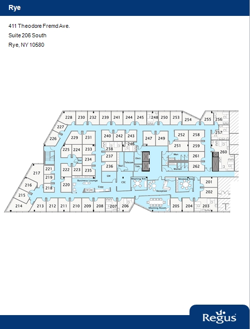 411 Theodore Fremd Ave, Rye, NY à louer Plan d’étage– Image 1 sur 1