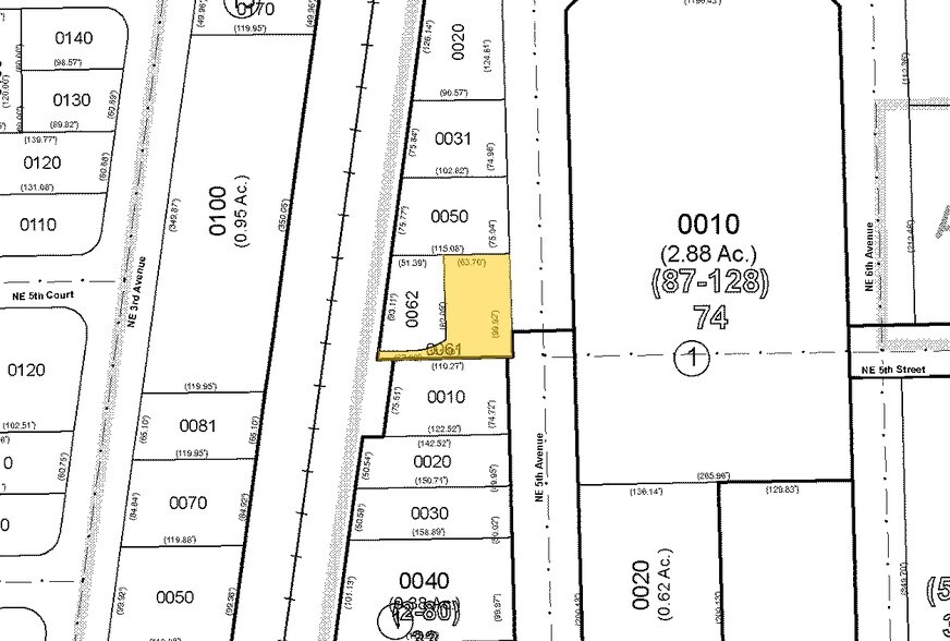 504 NE 5th Ave, Delray Beach, FL à vendre - Plan cadastral – Image 2 sur 2