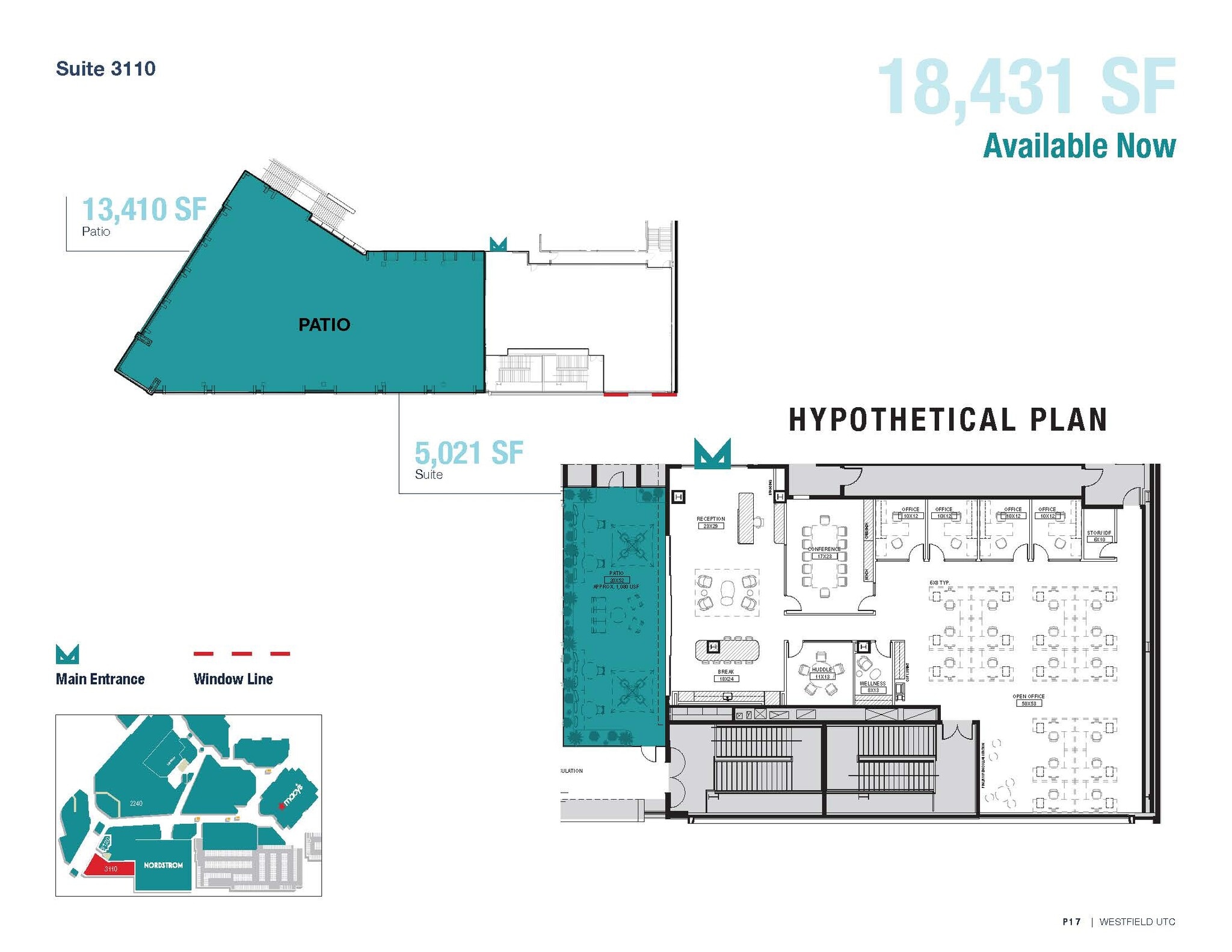 4303-4305 La Jolla Village Dr, San Diego, CA à louer Plan d’étage– Image 1 sur 2