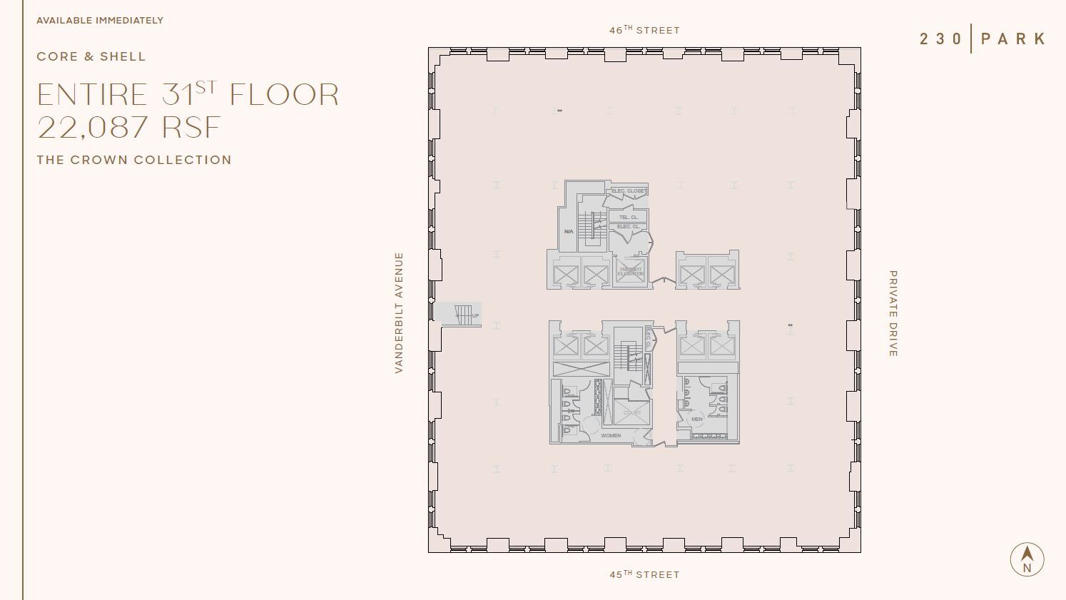 230 Park Ave, New York, NY à louer Plan d’étage– Image 1 sur 10