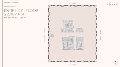 230 Park Ave, New York, NY à louer Plan d’étage– Image 1 sur 10