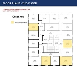 2326 Del Prado Blvd, Cape Coral, FL à louer Plan d’étage– Image 1 sur 13