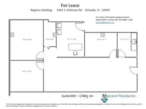 5401 S Kirkman Rd, Orlando, FL à louer Plan d’étage– Image 1 sur 1