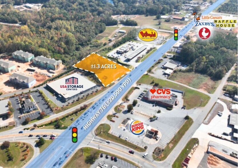 7624 US-76, Pendleton, SC à louer - Photo de l’immeuble – Image 1 sur 4