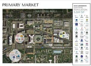 555 E St SW, Washington, DC - Vue aérienne  vue de carte