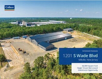 Plus de détails pour 1201 S Wade Blvd, Millville, NJ - Industriel/Logistique à vendre