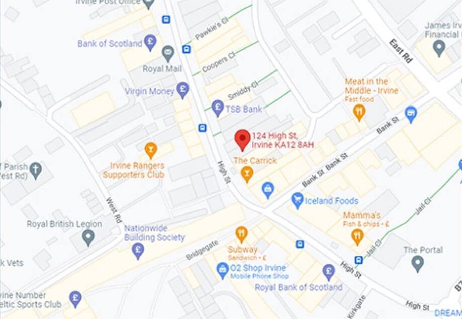 124 High St, Irvine à louer Carte– Image 1 sur 1
