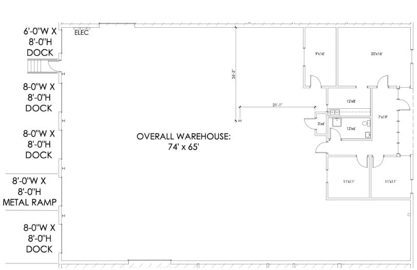 1810 S Lynhurst Dr, Indianapolis, IN à louer Plan d’étage– Image 1 sur 1