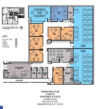 820 1st St NE, Washington, DC à louer Plan d’étage– Image 1 sur 1