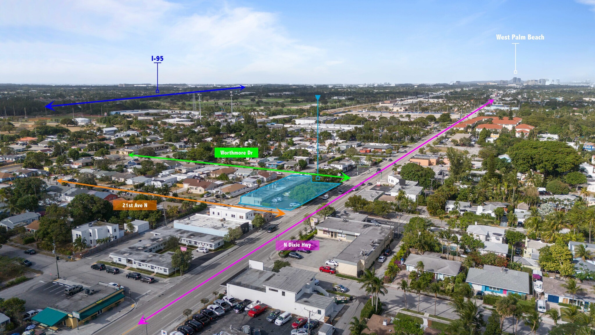 2101-2109 N Dixie Hwy, Lake Worth, FL à vendre Photo de l’immeuble– Image 1 sur 16