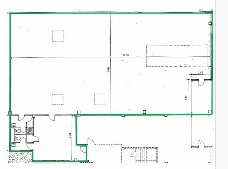 Local d’activités dans Vitrolles à louer - Plan d’étage – Image 2 sur 2