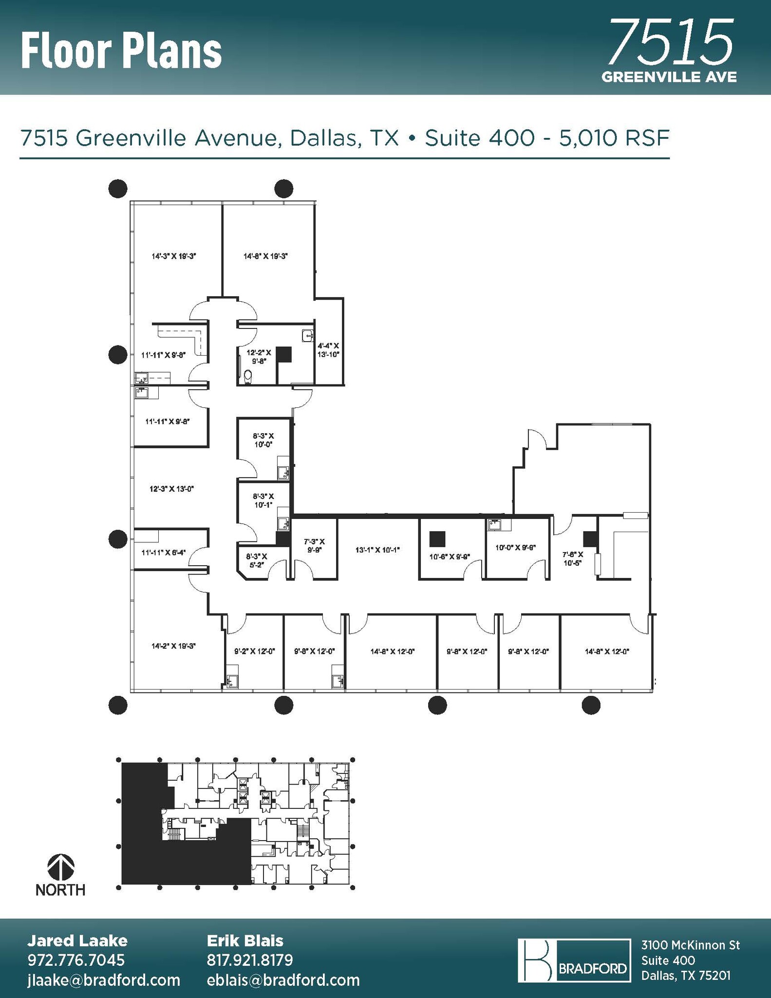 7515 Greenville Ave, Dallas, TX à louer Plan d’étage– Image 1 sur 3