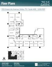 7515 Greenville Ave, Dallas, TX à louer Plan d’étage– Image 1 sur 3