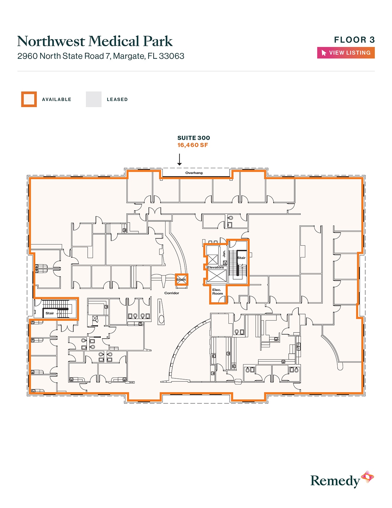 2960 N State Road 7, Margate, FL à louer Plan d’étage– Image 1 sur 1