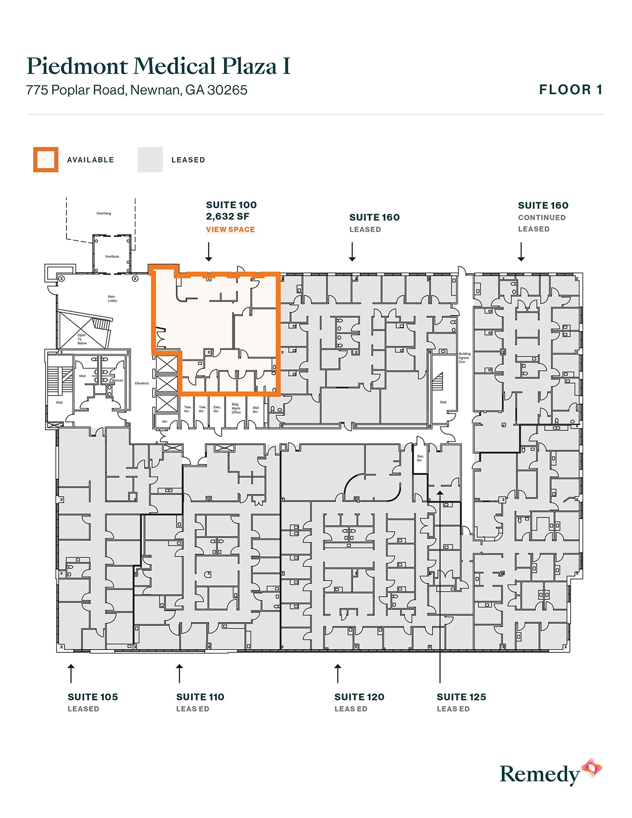 775 Poplar Rd, Newnan, GA à louer Plan d’étage– Image 1 sur 1