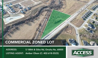 Plus de détails pour SWC 180th St & Giles Rd, Omaha, NE - Terrain à vendre