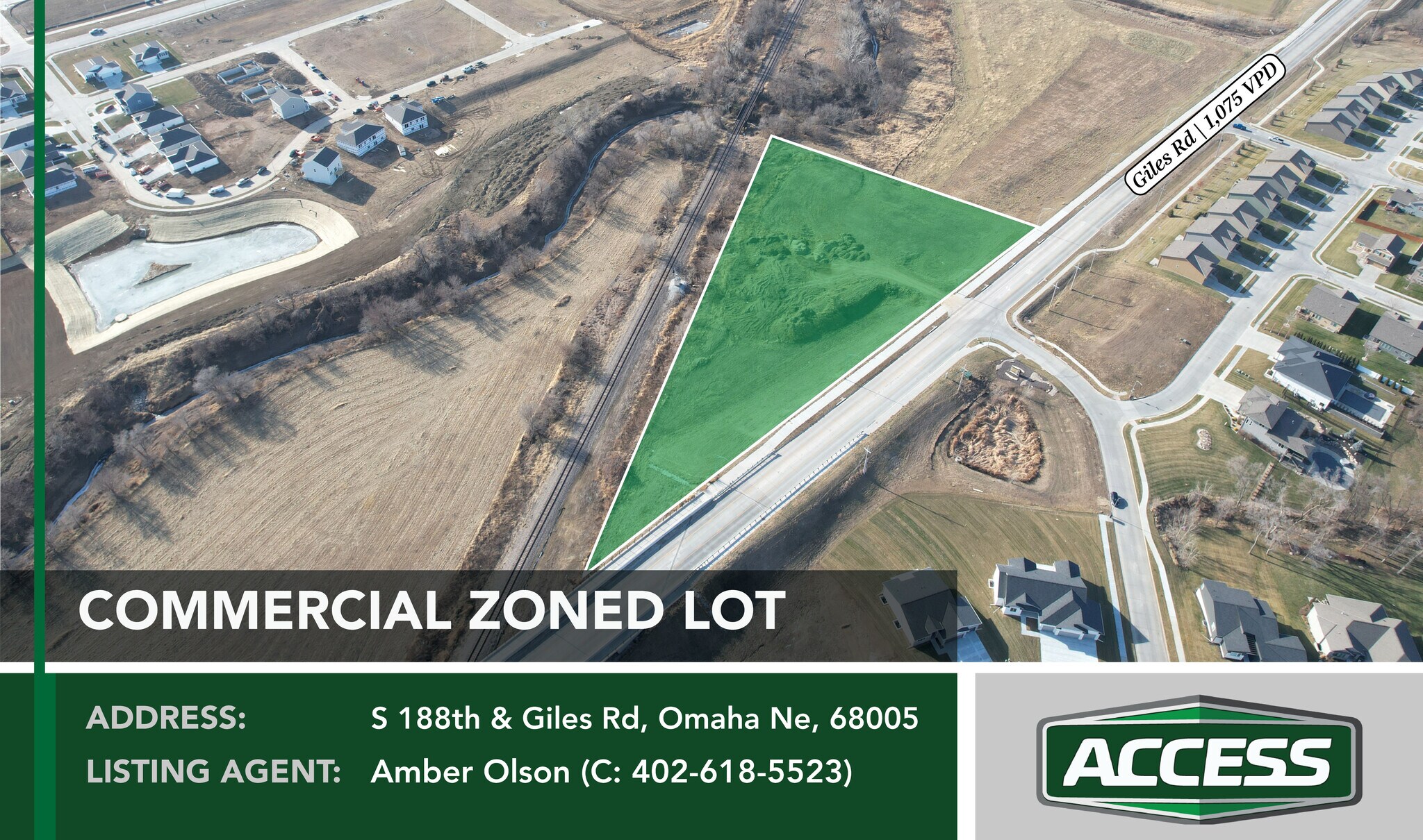 SWC 180th St & Giles Rd, Omaha, NE à vendre Photo principale– Image 1 sur 5