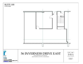 56 Inverness Dr E, Englewood, CO à louer Plan d’étage– Image 2 sur 2