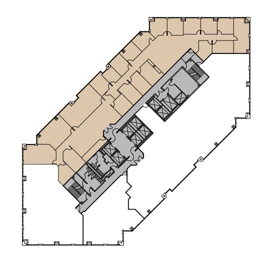 501 W Broadway, San Diego, CA à louer Plan d’étage– Image 1 sur 1
