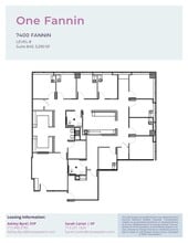 7400 Fannin St, Houston, TX à louer Plan d’étage– Image 1 sur 1