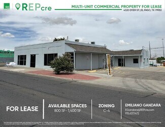 Plus de détails pour 4320 Dyer St, El Paso, TX - Bureau, Local commercial à louer