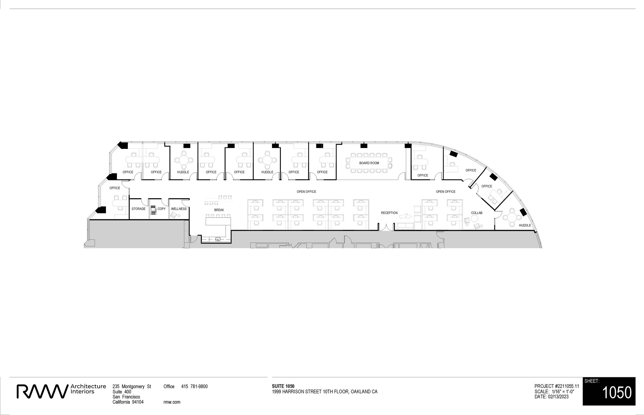 1999 Harrison St, Oakland, CA à louer Plan d’étage– Image 1 sur 3