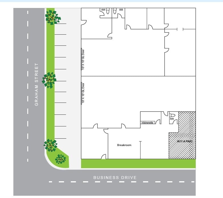 5482 Business Dr, Huntington Beach, CA à louer Plan d’étage– Image 1 sur 1