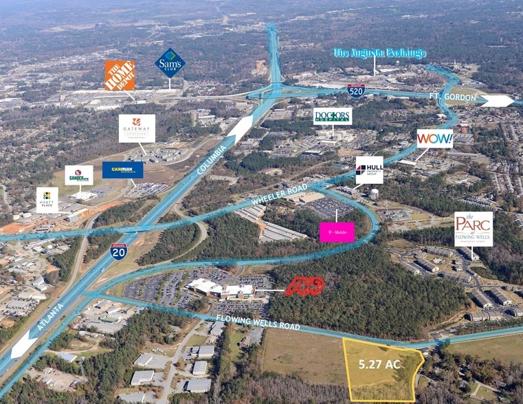 1257 Flowing Wells Rd, Augusta, GA à vendre - Photo principale – Image 1 sur 2