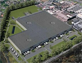 Libercourt - Vue aérienne vue de carte