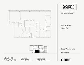 2625 Butterfield Rd, Oak Brook, IL à louer Plan d’étage– Image 1 sur 2
