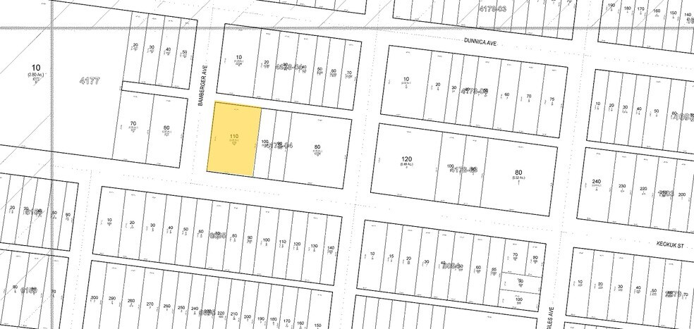 3858 Bamberger Ave, Saint Louis, MO à vendre - Plan cadastral – Image 1 sur 1