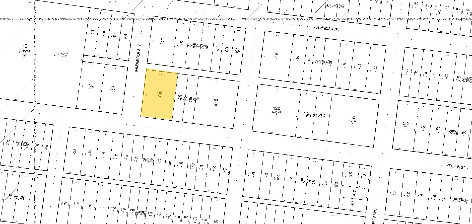 3858 Bamberger Ave, Saint Louis, MO à vendre Plan cadastral– Image 1 sur 2