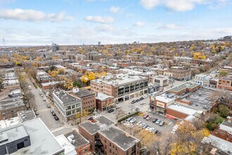 370-382 Av Victoria, Westmount, QC - Vue aérienne vue de carte