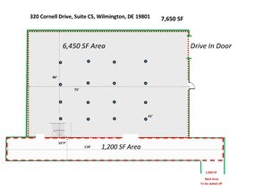 320 Cornell Dr, Wilmington, DE à louer Plan d’étage– Image 1 sur 1