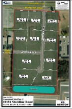 10181 Stateline Rd, Olive Branch, MS - Vue aérienne  vue de carte