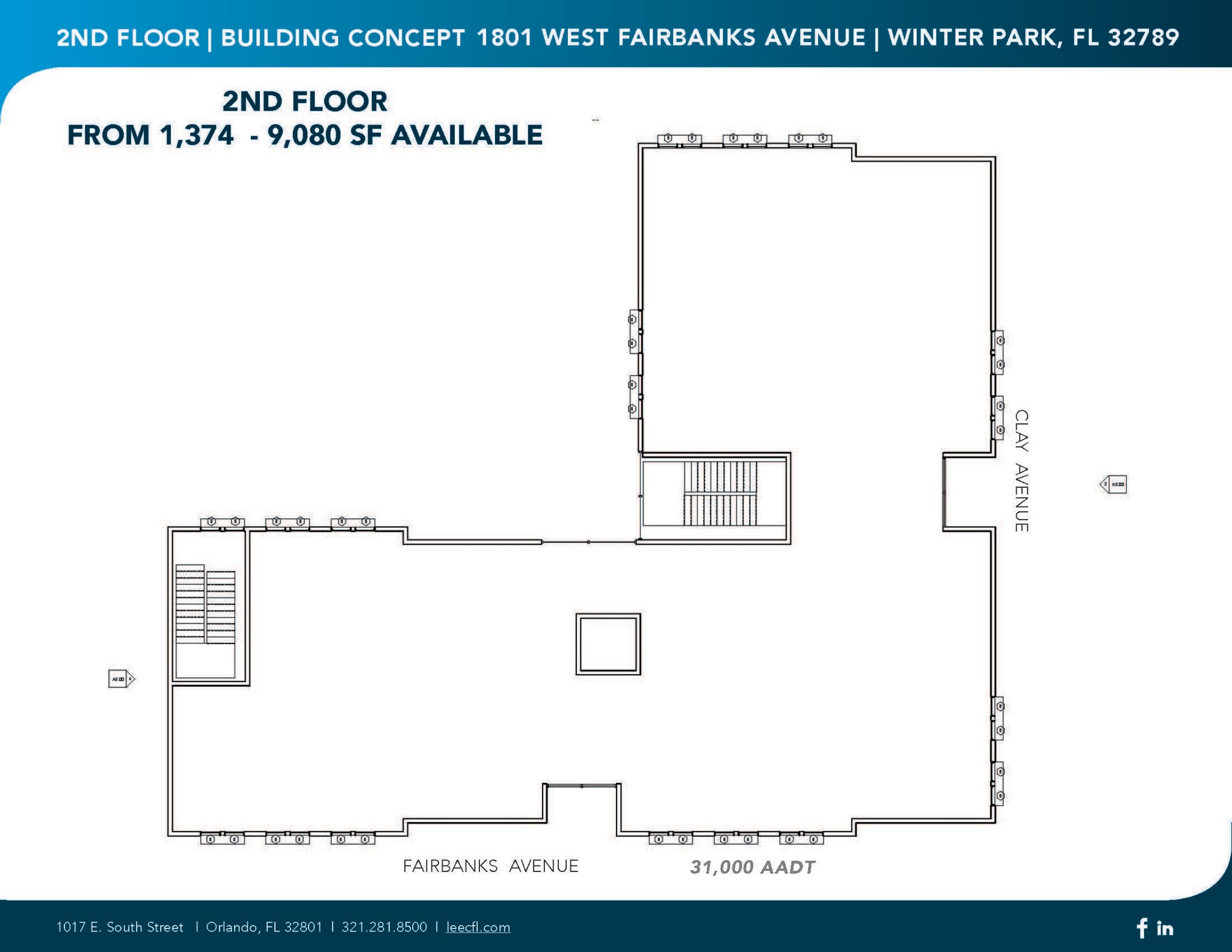 1801 W Fairbanks Ave, Winter Park, FL à louer Plan d’étage– Image 1 sur 1