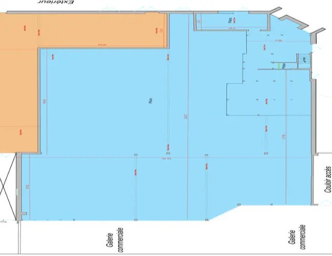 Local commercial dans Saint-Brice-sous-Forêt à louer - Plan d’étage – Image 3 sur 3